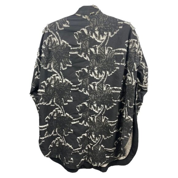 * Annette Gortz Bow Burnout Zen Button Front Jacket Size L - Picture 3 of 9